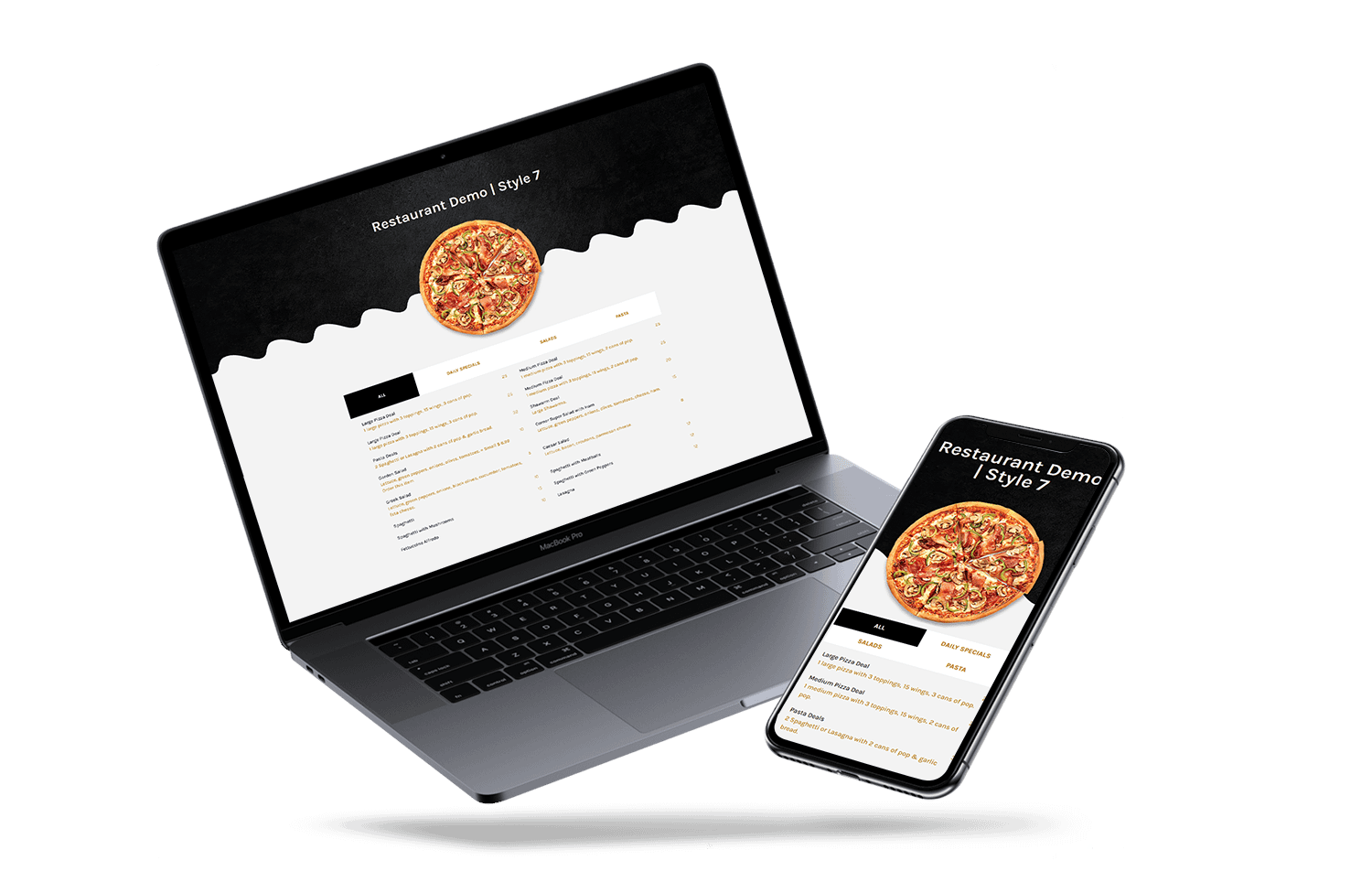 stylish price list responsive